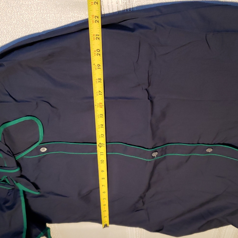 J.CREW New Cotton Poplin Dress ShirtDress Button Up Nautical Blue 10, 12 - Picture 9 of 12